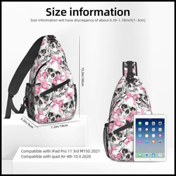 Sling Backpack Crossbody Daypack Adjustable Strap Multi-Pocket Travel Casual